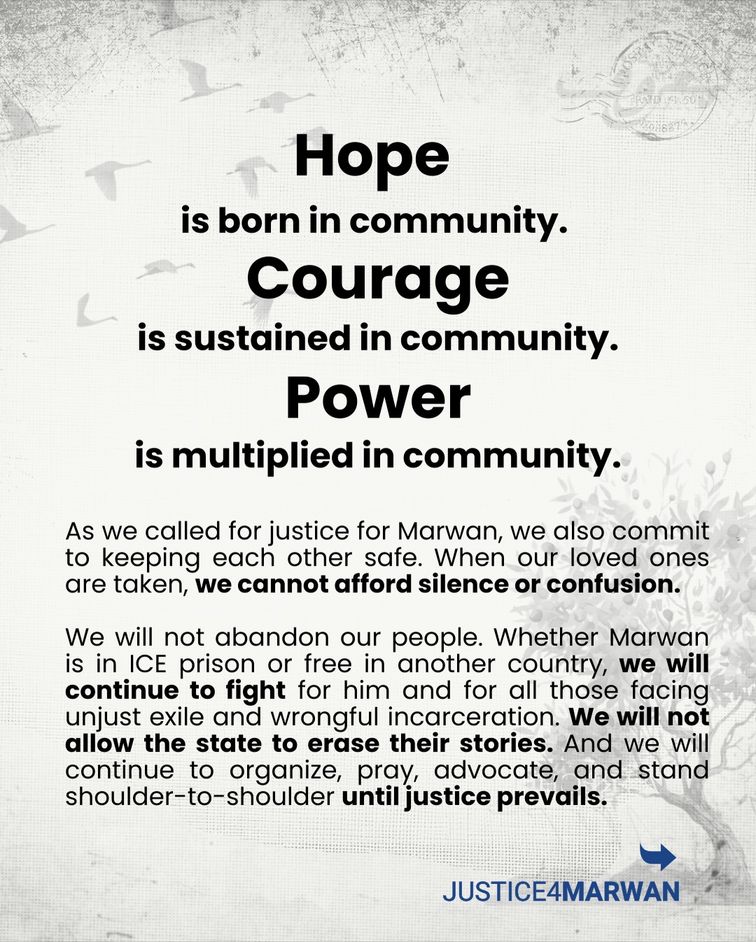 @justice4marwan's Instagram post (slide 4 of 5)
