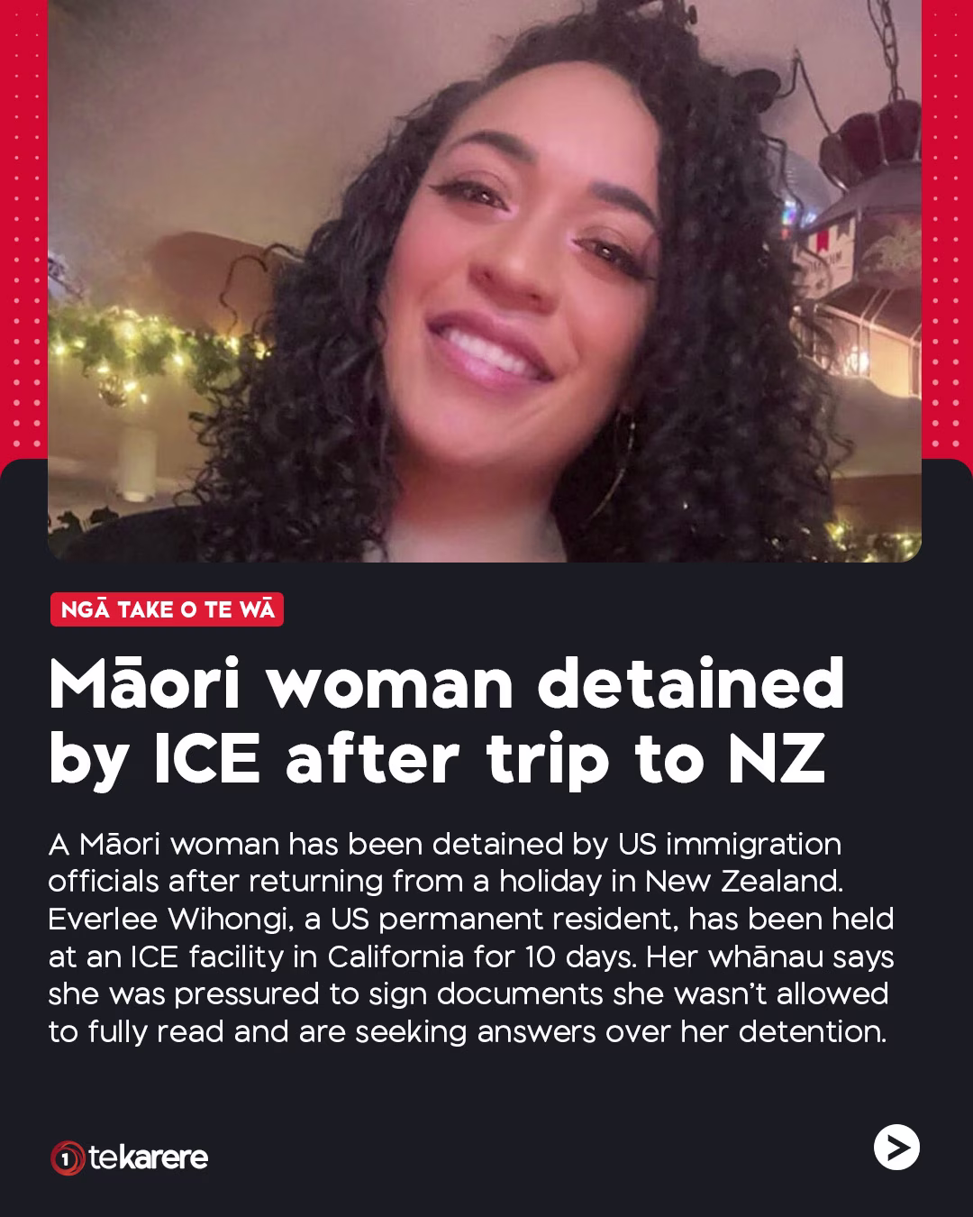 @tekareretvnz's Instagram post (slide 1 of 3)