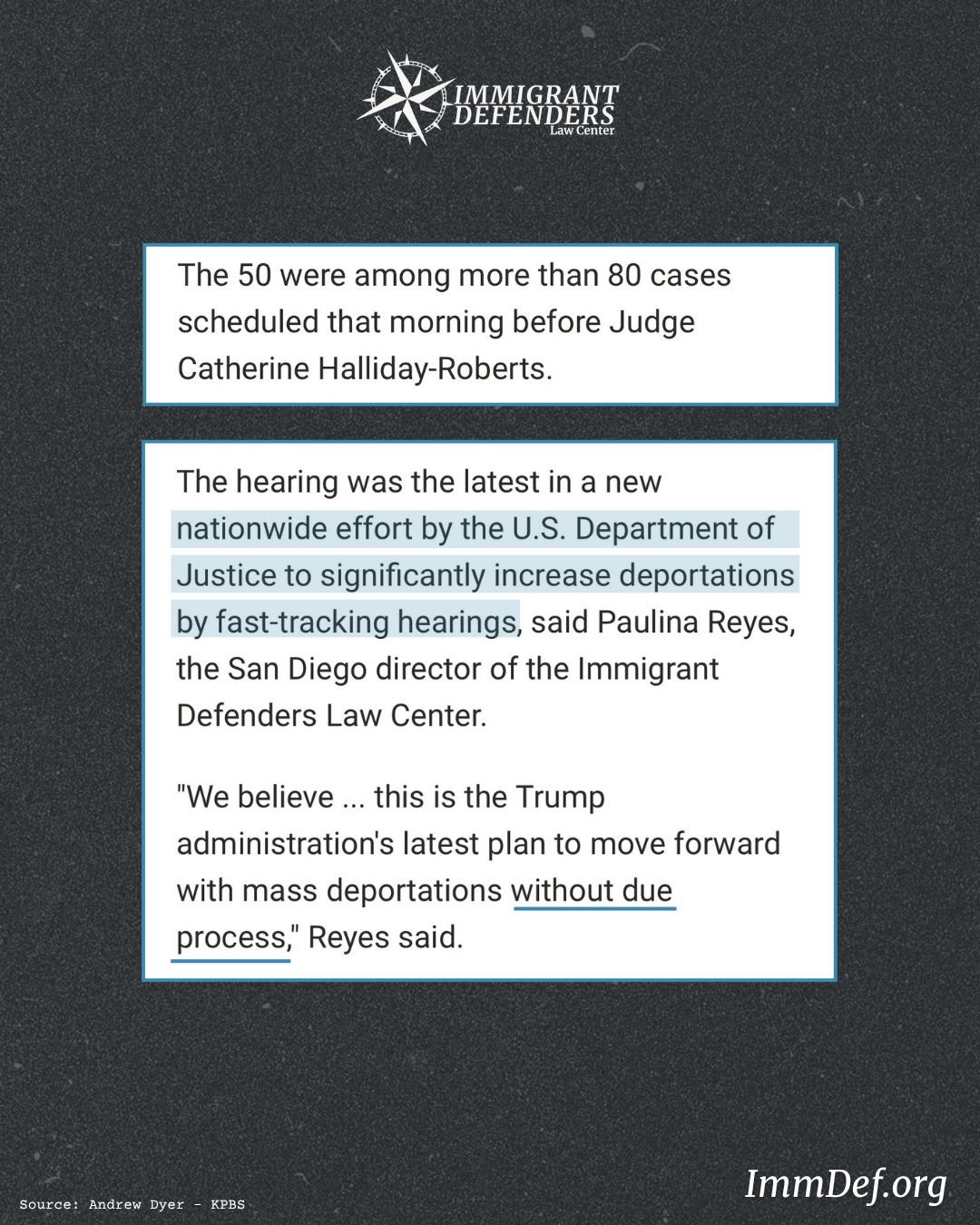 @immdef_lawcenter's Instagram post (slide 2 of 3)