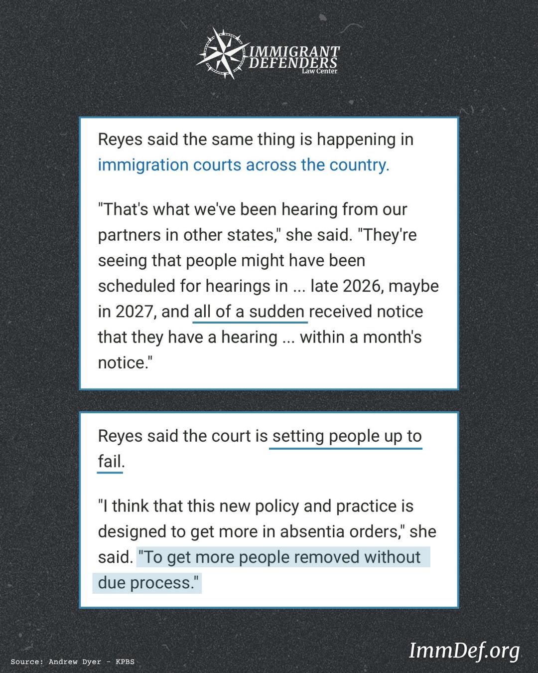 @immdef_lawcenter's Instagram post (slide 3 of 3)