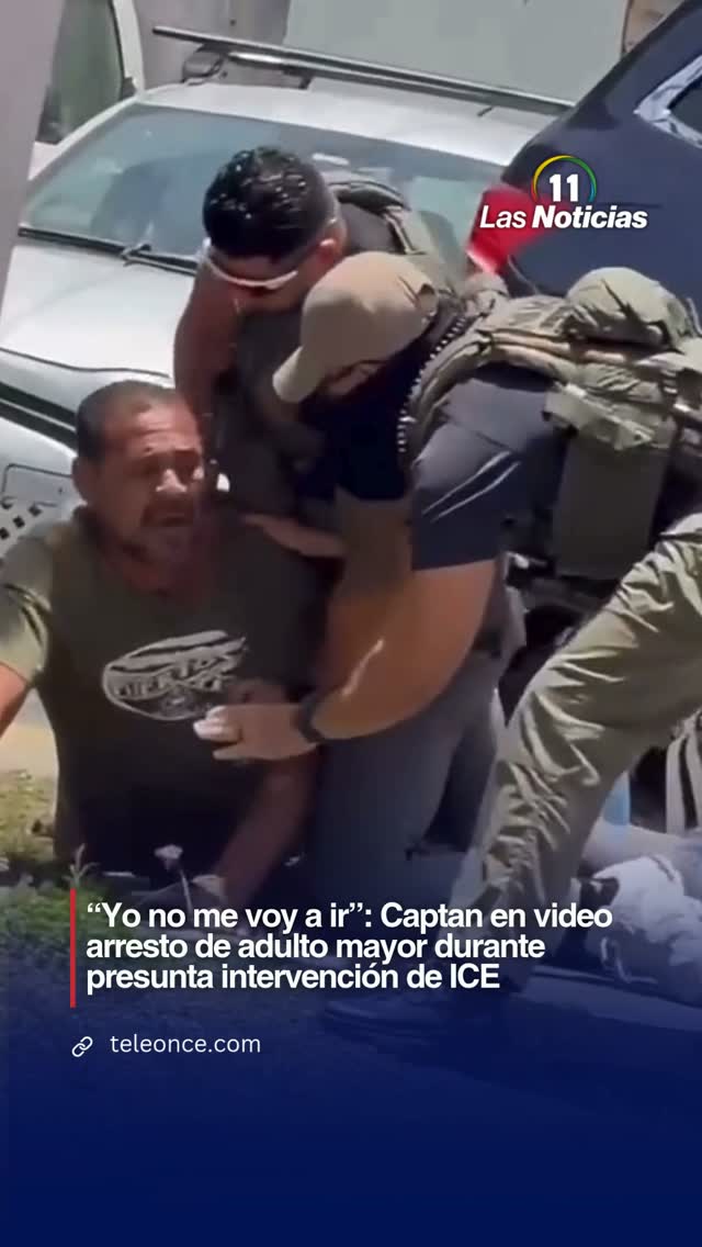 66-year-old Juan arrested by ICE in residential area, video shows 14 officers restraining him