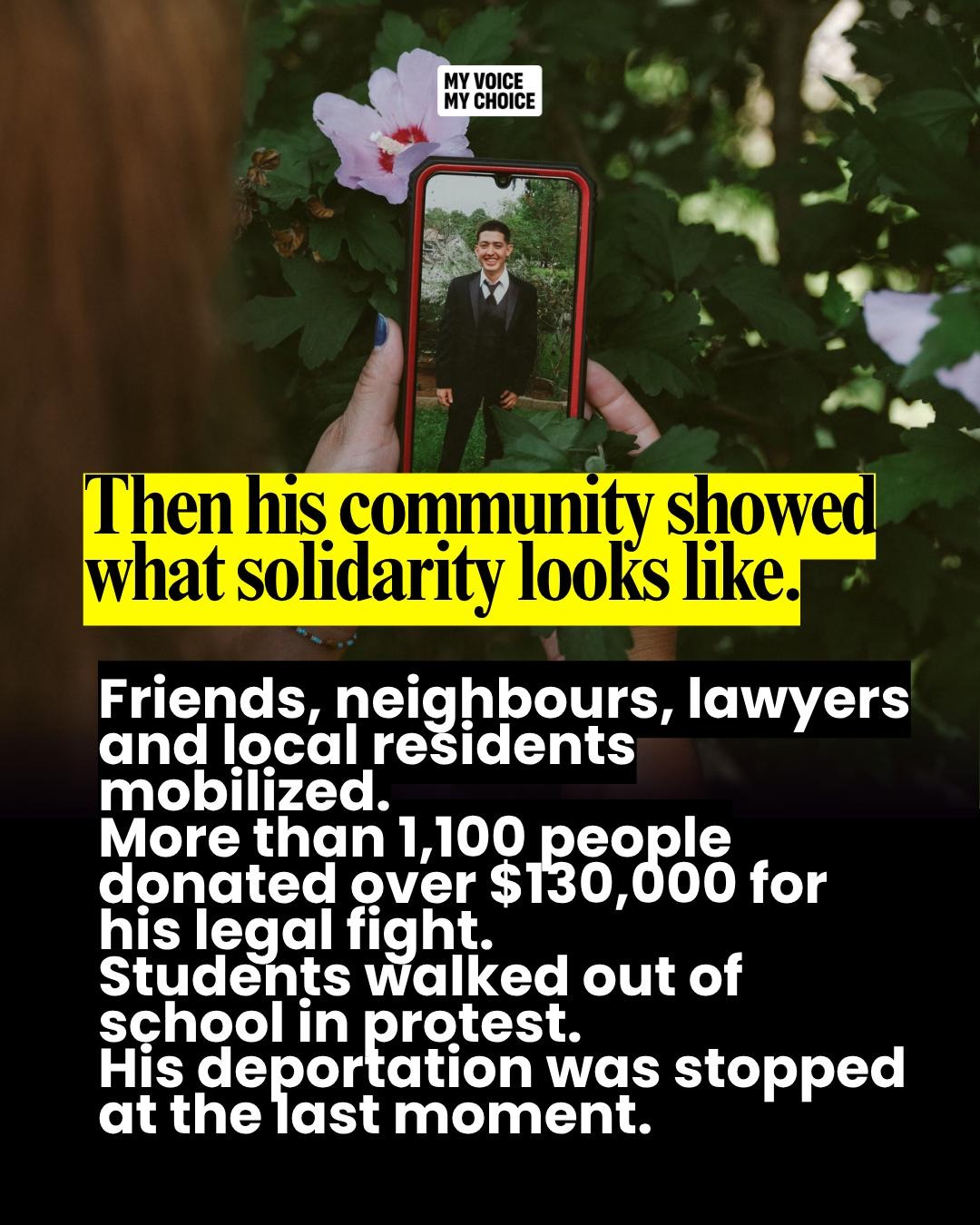 @myvoicemychoiceorg's Instagram post (slide 3 of 5)