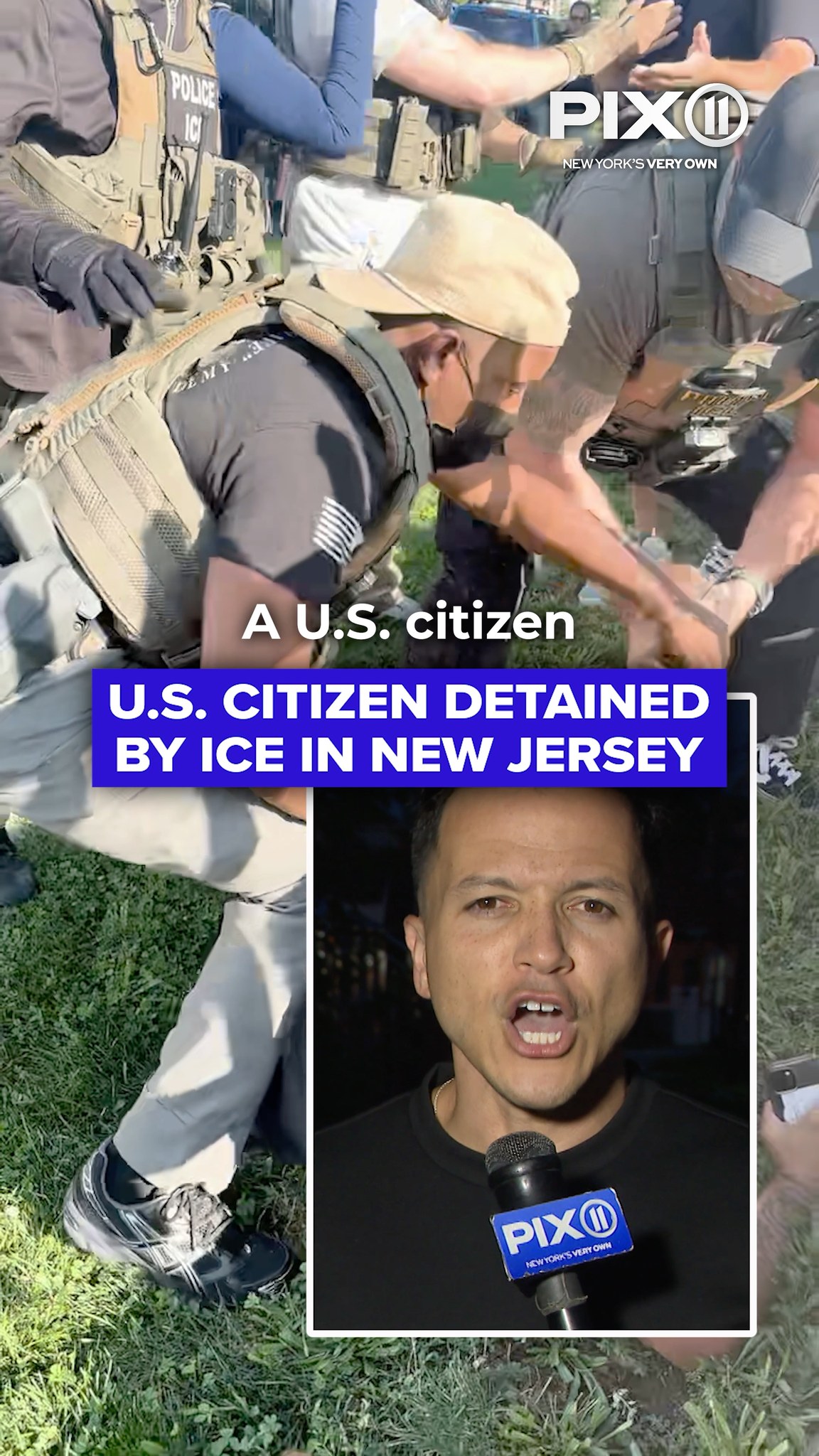 U.S. citizen detained by ICE after confronting agents during neighbor's arrest in New Jersey