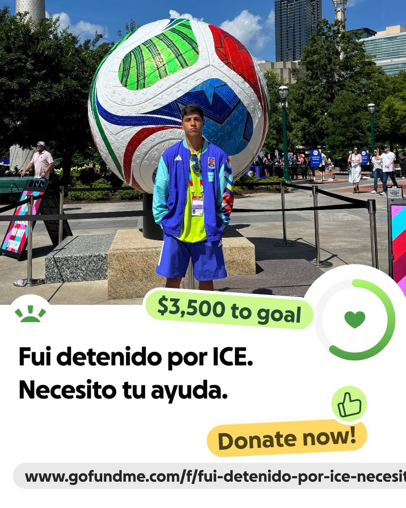 Venezuelan man detained by ICE while heading to FIFA World Cup volunteer shift