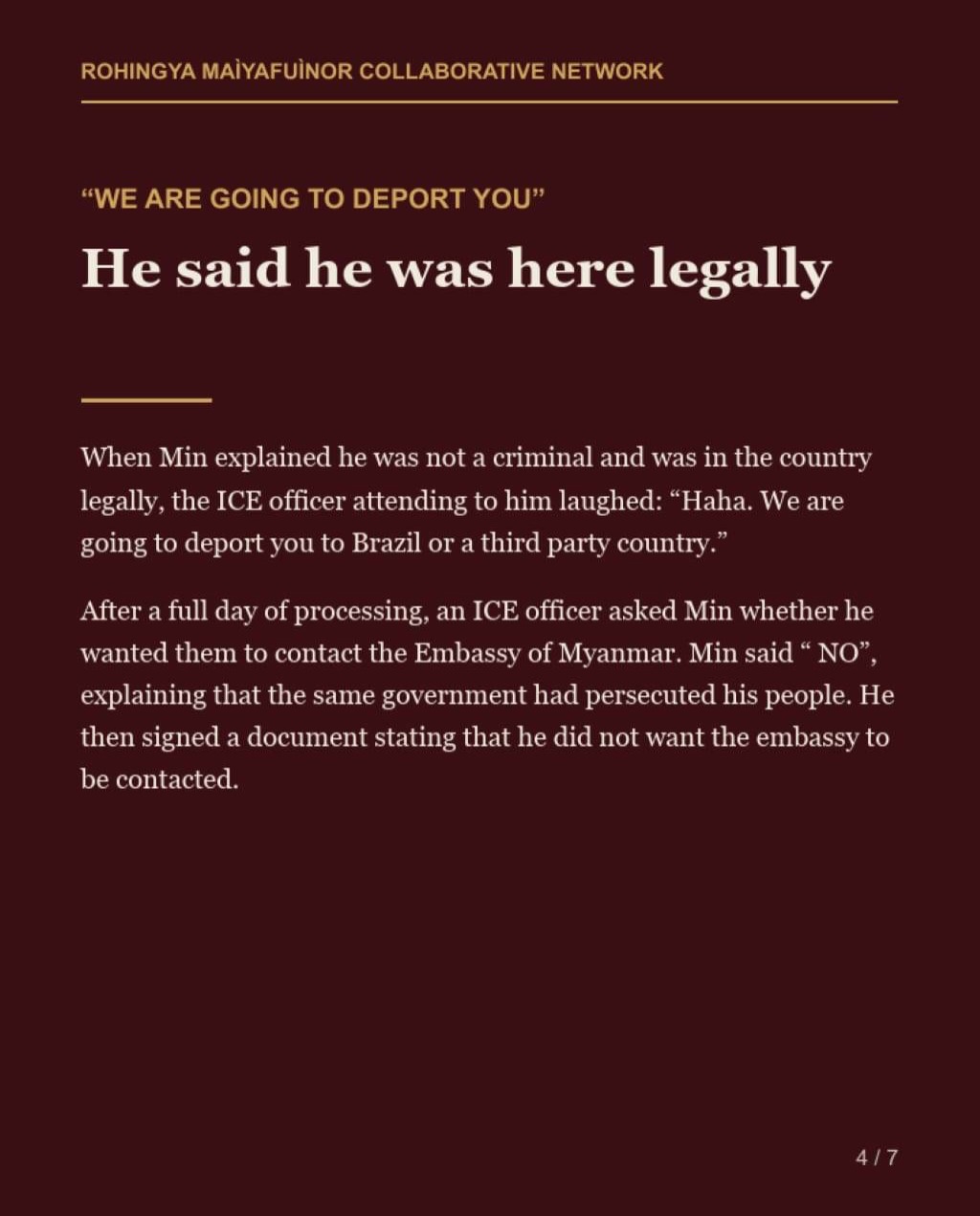 @rohingyawomencollaborative's Instagram post (slide 3 of 7)
