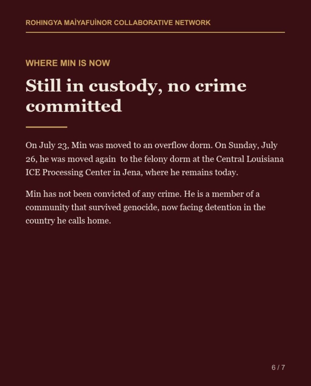 @rohingyawomencollaborative's Instagram post (slide 6 of 7)