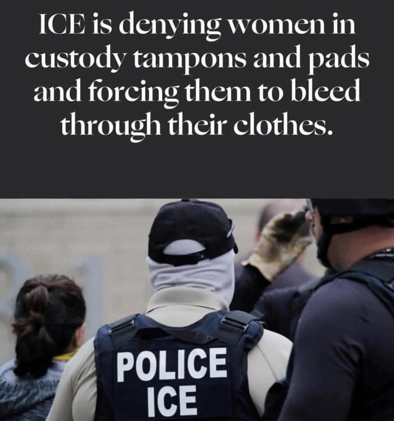 GAO report finds inconsistent access to menstrual products in ICE detention