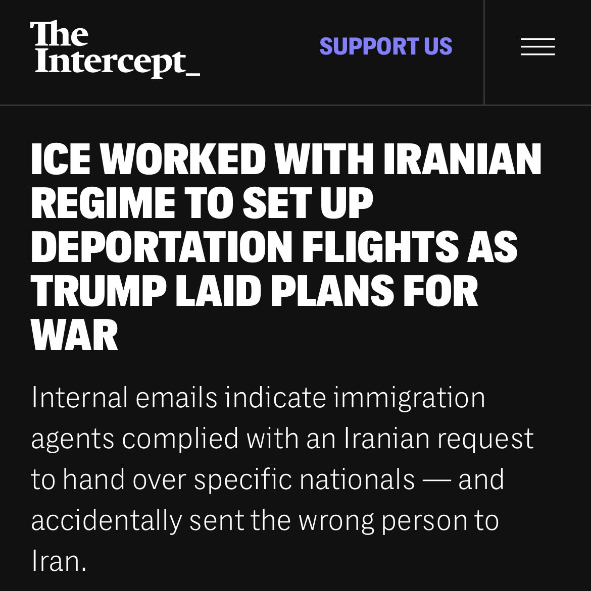 US deported over 200 people to Iran ahead of war, thousands to danger zones