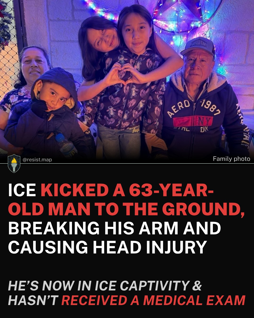 ICE kicks 63-year-old landscaper to ground, fracturing skull and arm