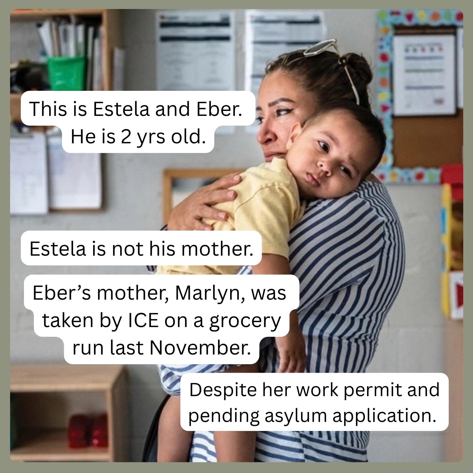 Mother deported without her 2-year-old son after ICE detained her on grocery run