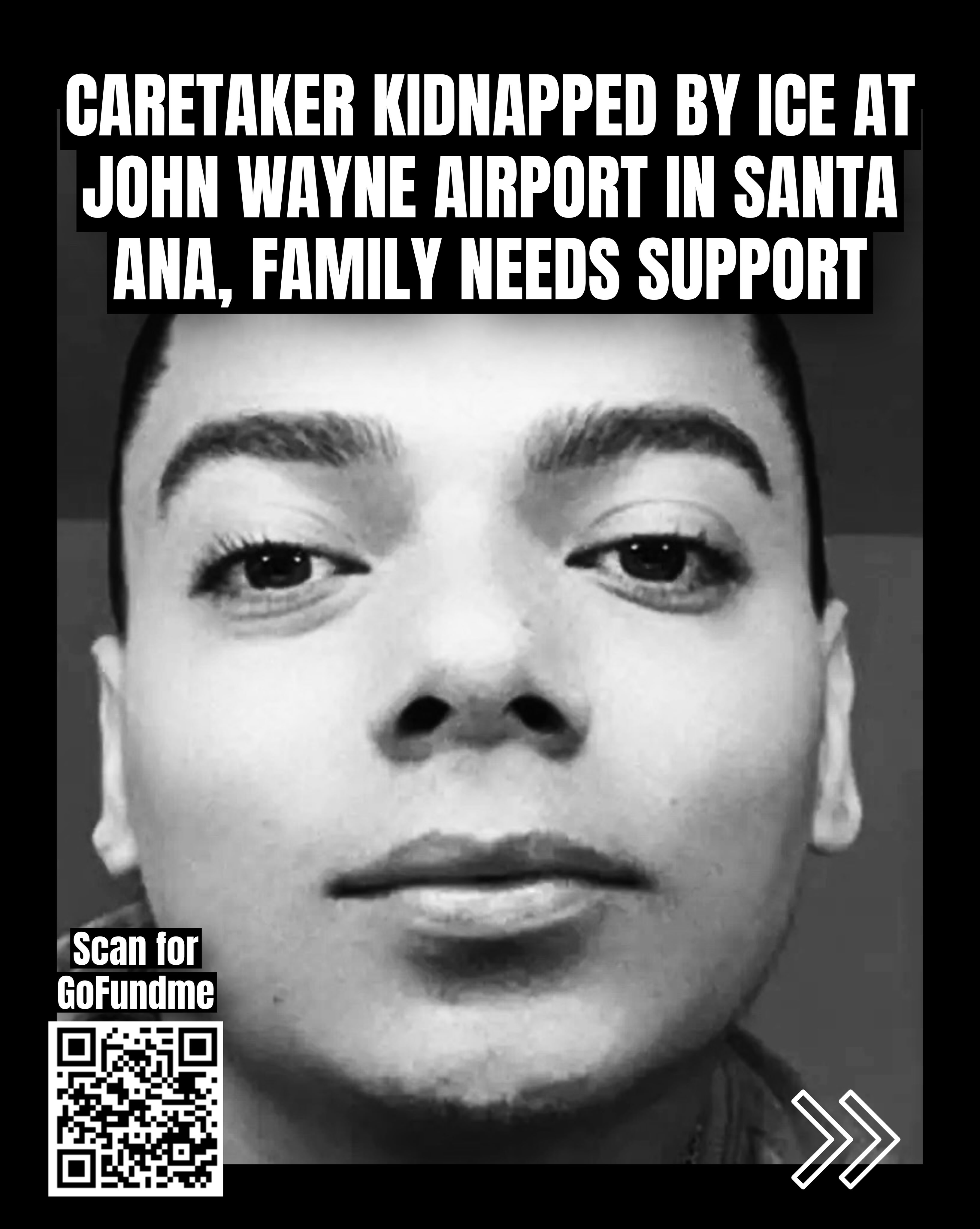 Caretaker Bryan Sanjose detained by ICE at Santa Ana airport, family seeks support