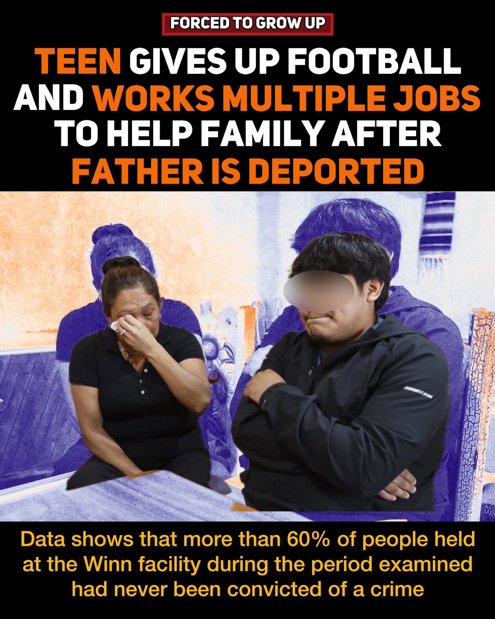 Teen gives up football, works multiple jobs after father's deportation