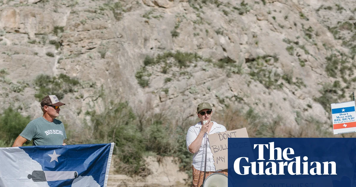 Bulldozers begin border wall construction through Big Bend National Park's Santa Elena Canyon