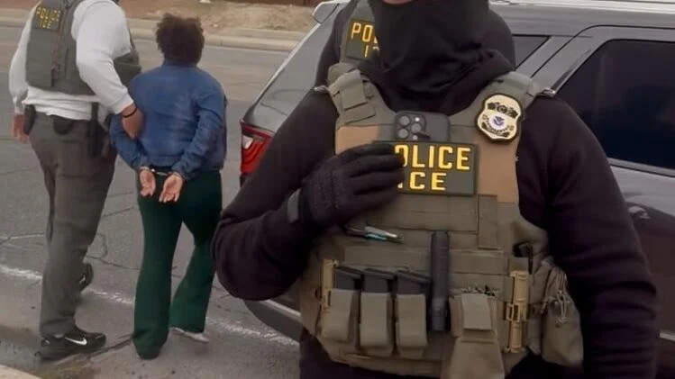 ICE agent breaks truck window during detention on south side