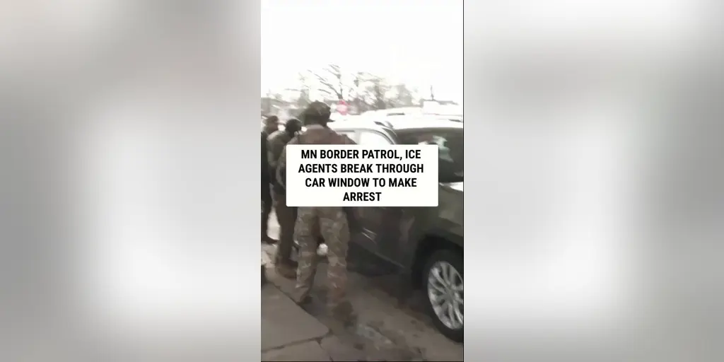 ICE agents smash car window, detain man in Minnesota
